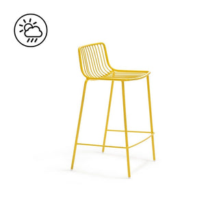 Pedrali Nolita 3657 garden stool with seat H.25 19/32 inch - Buy now on ShopDecor - Discover the best products by PEDRALI design