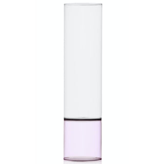 Ichendorf Bamboo Groove vase pink-clear h. 14.57 inch by Anna Perugini - Buy now on ShopDecor - Discover the best products by ICHENDORF design