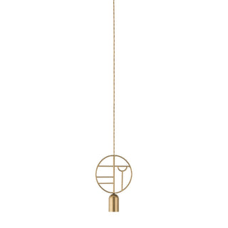 Nomon Wooden Dots pendant lamp 110 Volt Gold WD01 - Buy now on ShopDecor - Discover the best products by NOMON design