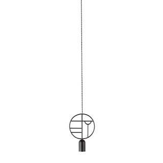 Nomon Wooden Dots pendant lamp 110 Volt Graphite WD01 - Buy now on ShopDecor - Discover the best products by NOMON design