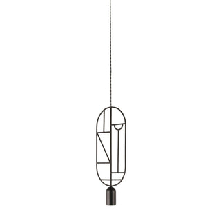 Nomon Wooden Dots pendant lamp 110 Volt Graphite WD02 - Buy now on ShopDecor - Discover the best products by NOMON design