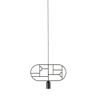 Nomon Wooden Dots pendant lamp 110 Volt Graphite WD03 - Buy now on ShopDecor - Discover the best products by NOMON design