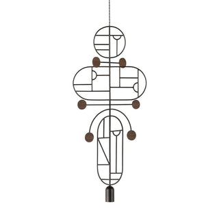 Nomon Wooden Dots pendant lamp graphite structure 3 elements 110 Volt Walnut WDS19 - Buy now on ShopDecor - Discover the best products by NOMON design