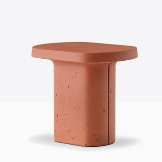Pedrali Caementum concrete coffee table outdoor h. 13.78 inch Pedrali Terracotta TE - Buy now on ShopDecor - Discover the best products by PEDRALI design