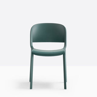 Pedrali Dome 260 design chair for outdoor use Pedrali Green VE600E - Buy now on ShopDecor - Discover the best products by PEDRALI design