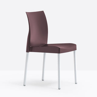 Pedrali Ice 800 design chair in polypropylene Brown - Buy now on ShopDecor - Discover the best products by PEDRALI design