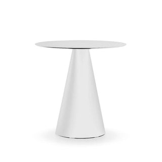 Pedrali Ikon 865 table with solid laminate top diam.27 9/16 inch White - Buy now on ShopDecor - Discover the best products by PEDRALI design
