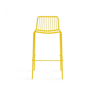 Pedrali Nolita 3658 garden stool with seat H.29 17/32 inch Pedrali Yellow GI100E - Buy now on ShopDecor - Discover the best products by PEDRALI design