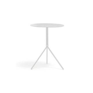 Pedrali Nolita 5453T garden table with tilting top diam.23 5/8 inch White - Buy now on ShopDecor - Discover the best products by PEDRALI design