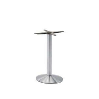 Pedrali Tonda 4151 table base H.28 47/64 inch satinized steel - Buy now on ShopDecor - Discover the best products by PEDRALI design