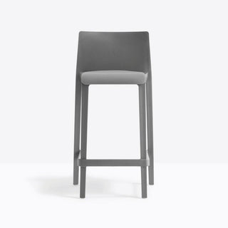Pedrali Volt 677 stool for outdoor use with seat H.25 63/64 inch Pedrali Anthracite grey GA - Buy now on ShopDecor - Discover the best products by PEDRALI design