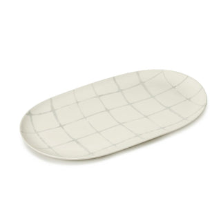 Serax Zuma Serving Dish Oval 18.12x10.63 inch Salt - Buy now on ShopDecor - Discover the best products by SERAX design