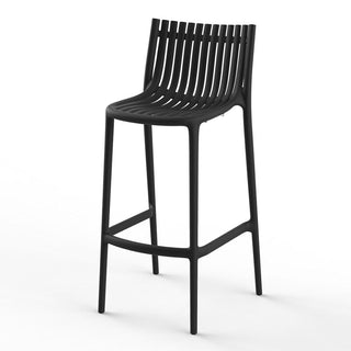 Vondom Ibiza stool Vondom Black 29.93 inch - Buy now on ShopDecor - Discover the best products by VONDOM design