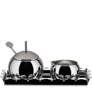 Alessi AM19 Anna Set service for sugar and cream in steel - Buy now on ShopDecor - Discover the best products by ALESSI design