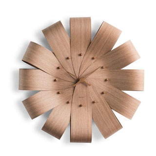 Nomon Ciclo Oak wall clock diam. 21.66 inch - Buy now on ShopDecor - Discover the best products by NOMON design