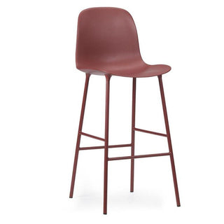 Normann Copenhagen Form steel bar chair with polypropylene seat h. 29 1/2 in. - Buy now on ShopDecor - Discover the best products by NORMANN COPENHAGEN design