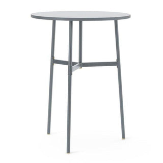 Normann Copenhagen Union table with laminate top diam. 31 1/2 in, h. 41 1/2 in. and steel legs - Buy now on ShopDecor - Discover the best products by NORMANN COPENHAGEN design