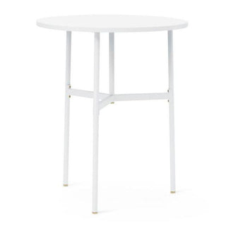 Normann Copenhagen Union table with laminate top diam. 31 1/2 in, h. 37 1/2 in. and steel legs - Buy now on ShopDecor - Discover the best products by NORMANN COPENHAGEN design