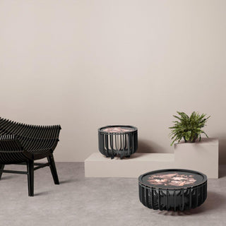 Ibride Extra-Muros Medusa 46 OUTDOOR coffee table with Lévitation Rose tray diam. 18.12 inch - Buy now on ShopDecor - Discover the best products by IBRIDE design