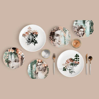 Ibride Porcelaine Alhambra set 2 dinner plates diam. 10.63 inch - Buy now on ShopDecor - Discover the best products by IBRIDE design