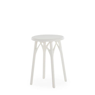 Kartell A.I. stool Light with seat h. 17.72 inch. for indoor/outdoor use Kartell White BI - Buy now on ShopDecor - Discover the best products by KARTELL design