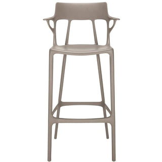 Kartell A.I. stool with seat h. 29.53 inch. for indoor/outdoor use Kartell Grey GR - Buy now on ShopDecor - Discover the best products by KARTELL design