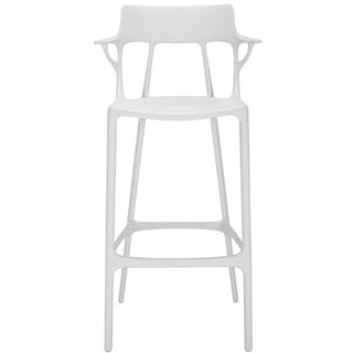 Kartell A.I. stool with seat h. 29.53 inch. for indoor/outdoor use Kartell White BI - Buy now on ShopDecor - Discover the best products by KARTELL design