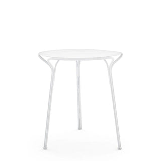 Kartell Hiray round table for outdoor use diam. 25.60 inch. Kartell Black 09 - Buy now on ShopDecor - Discover the best products by KARTELL design
