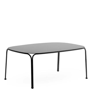 Kartell Hiray rectangular side table for outdoor use diam. 35.44x23.23 inch. Kartell Black 09 - Buy now on ShopDecor - Discover the best products by KARTELL design