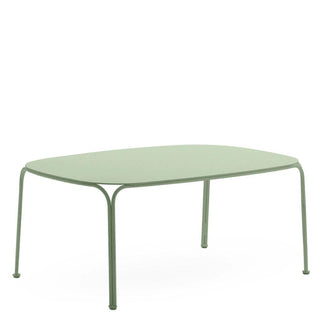 Kartell Hiray rectangular side table for outdoor use diam. 35.44x23.23 inch. Kartell Green VE - Buy now on ShopDecor - Discover the best products by KARTELL design