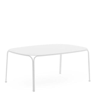 Kartell Hiray rectangular side table for outdoor use diam. 35.44x23.23 inch. Kartell White 03 - Buy now on ShopDecor - Discover the best products by KARTELL design