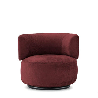 Kartell K-Wait armchair in Chenille fabric Kartell Chenille DC Bordeaux - Buy now on ShopDecor - Discover the best products by KARTELL design