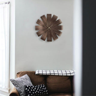 Nomon Ciclo Walnut wall clock diam. 21.66 inch - Buy now on ShopDecor - Discover the best products by NOMON design