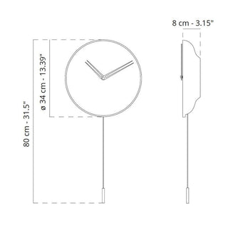 Nomon Swing wall clock Buy on Shopdecor NOMON collections
