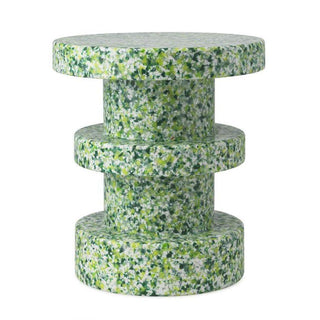 Normann Copenhagen Bit Stack recycled plastic stool/side table h. 16 1/2 in. Normann Copenhagen Bit Green - Buy now on ShopDecor - Discover the best products by NORMANN COPENHAGEN design