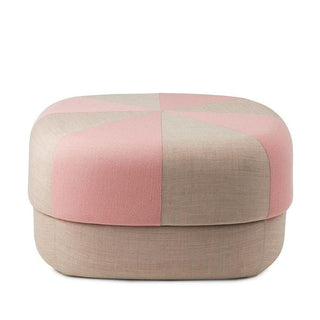 Normann Copenhagen Circus Duo Large fabric pouf 29 2/3x29 2/3in. with h.13 2/3 in. Normann Copenhagen Circus Duo Rose - Buy now on ShopDecor - Discover the best products by NORMANN COPENHAGEN design