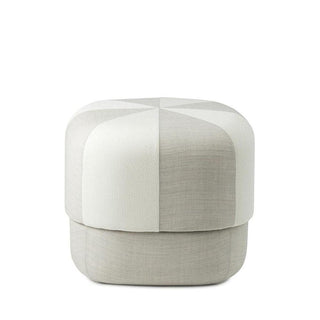 Normann Copenhagen Circus Duo Small fabric pouf 18 1/8x18 1/8in. with h.15 3/4 in. Normann Copenhagen Circus Duo Sand - Buy now on ShopDecor - Discover the best products by NORMANN COPENHAGEN design