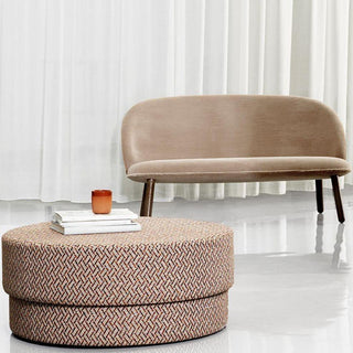 Normann Copenhagen Silo Large upholstery pouf in fabric diam. 35 1/2 in. - Buy now on ShopDecor - Discover the best products by NORMANN COPENHAGEN design