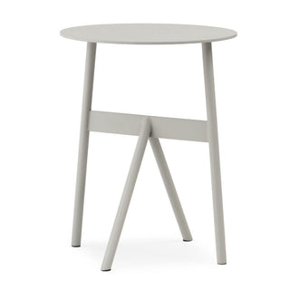 Normann Copenhagen Stock steel table h. 18 1/8 in. Normann Copenhagen Stock Warm Grey - Buy now on ShopDecor - Discover the best products by NORMANN COPENHAGEN design