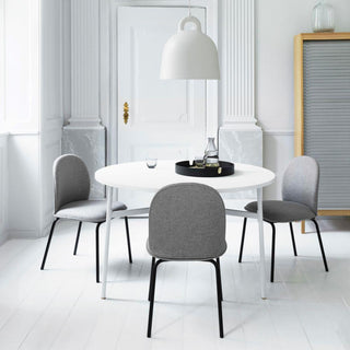 Normann Copenhagen Union table with laminate top diam. 47 1/4 in, h. 29 1/3 in. and steel legs - Buy now on ShopDecor - Discover the best products by NORMANN COPENHAGEN design