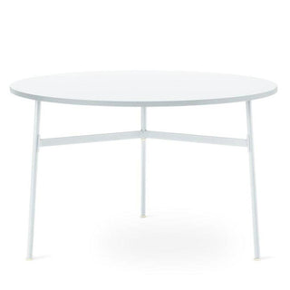 Normann Copenhagen Union table with laminate top diam. 47 1/4 in, h. 29 1/3 in. and steel legs - Buy now on ShopDecor - Discover the best products by NORMANN COPENHAGEN design