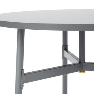 Normann Copenhagen Union table with laminate top diam. 31 1/2 in, h. 29 1/3 in. and steel legs - Buy now on ShopDecor - Discover the best products by NORMANN COPENHAGEN design