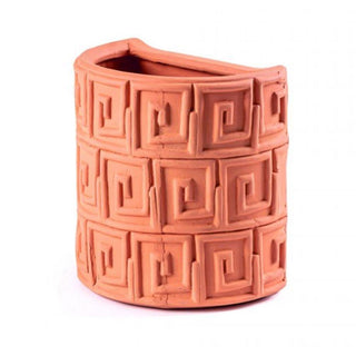 Seletti Magna Graecia Greche terracotta wall vase 9.85x6.30 inch Buy on Shopdecor SELETTI collections