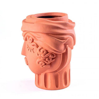 Seletti Magna Graecia Woman terracotta vase h. 13 inch Buy on Shopdecor SELETTI collections