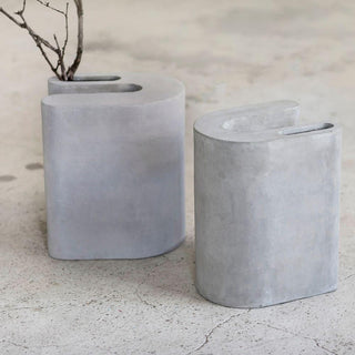 Serax FCK Concrete Ux2 set 2 vases/side tables h. 14 2/3 inch - Buy now on ShopDecor - Discover the best products by SERAX design