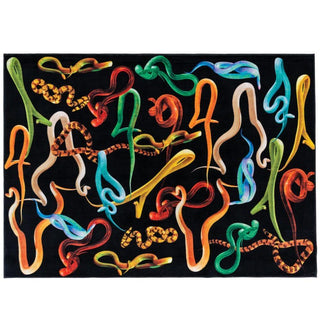 Seletti Toiletpaper Rectangular Rug Snakes 78.75x110.24 inch - Buy now on ShopDecor - Discover the best products by TOILETPAPER HOME design