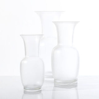Venini Frozen Opalino 706.22 vase crystal sandblasted h. 14 11/64 in. - Buy now on ShopDecor - Discover the best products by VENINI design