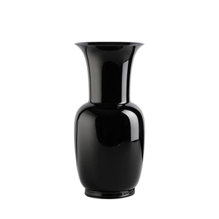 Venini Opalino 706.38 one-color vase h. 11 13/16 in. Venini Opalino Black Inside Black - Buy now on ShopDecor - Discover the best products by VENINI design