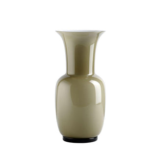 Venini Opalino 706.38 opaline vase with milk-white inside h. 11 13/16 in. Venini Opalino Grey Inside Milk-White - Buy now on ShopDecor - Discover the best products by VENINI design