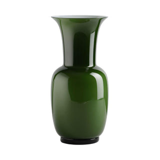 Venini Opalino 706.22 opaline vase with milk-white inside h. 14 11/64 in. Venini Opalino Apple Green Inside Milk-White - Buy now on ShopDecor - Discover the best products by VENINI design